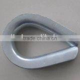 DIN6899B Electrical Galvanized Wire Rope Round Custom Thimble Clevis Price thumbnail-2