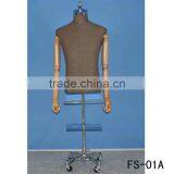 New Fashion Display Model Adjustable Wooden Tailor Mannequins thumbnail-2