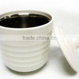 Simple Design Chinese Rice Bowl and Spoon of New Material PLA Wholesale