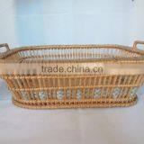New Style Handmade Cheap Wicker Fruit Basket for Decoration thumbnail-1