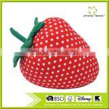 Store More Cute Design Cotton Strawberry Door Stopper With Sand Stuffed thumbnail-1