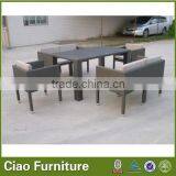 2014 New Style PE Rattan High End Garden Dining Table With Chairs thumbnail-2