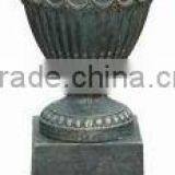 China Made Factory Directly Small Size Antique Cast Iron Urn HS-P-48B thumbnail-5