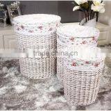 Hand Made Wicker Dirty Laundry Basket thumbnail-1