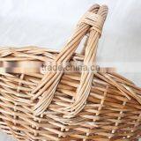 Set of 2 Cheap Natural Wicker Decorative Baskets thumbnail-5