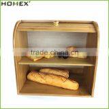 Bamboo Large Capacity Bread Storage/ Bread Box Homex-BSCI thumbnail-1