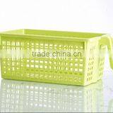 Bathroom With Handle Plastic Storage Basket thumbnail-3
