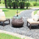 High quality Outdoor rattan dining table set furniture