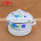 OEM 4pcs Enamel / Ceramic Cookware Steamer Pot / Stew Pot thumbnail-2