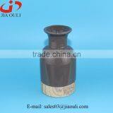 NEW Design Lucky Bamboo Grey Ceramic Vase thumbnail-3