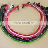 Manmade Woven Silicone Titanium Necklace Powerful Team Bracelets thumbnail-1