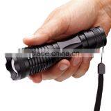 2016 High Quality Waterproof LED Torches Zoomable 3 Modes Tactical Flashlight 18650battery thumbnail-5