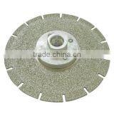 Electroplated Diamond Saw Blades With U Slots for Travertines /Electroplated Diamond Cutting Blades With Flang