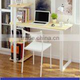 Modern Design Personal Wooden Bookcase With Computer Desk