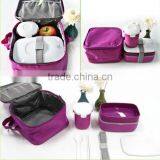 Japanese Shape Bento Lunch Box With Mug & Insulated Tote Bag Picnic Lunchbox Container thumbnail-3
