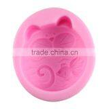 Food Grade Silicone Mold DIY Handmade Soap Mold Art Soap Mold Cake Decoration - Cat and Fish 1688 Agent thumbnail-3