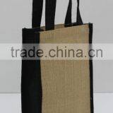 Customize High Quality pp Laminated Jute Wine Bag With Jute Handle thumbnail-2