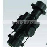 Compact 4X25 Rifle Scope Red Green Mil-Dot Reticle With Side Attached Red Laser Sight Combo thumbnail-1