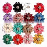 Mini Cute Fabric Flower Clip for Kids Hair Accessories thumbnail-2