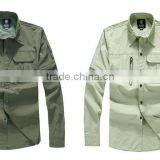 Fishing Hiking Anti-uv Quick-dry Function Outdoor Shirt Men Fishing Wader Shirts thumbnail-1