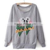 Fashion Polyester Wool Beading Long Sleeves High Quality Garment Manufacturer Womens Plaid Jacket thumbnail-2