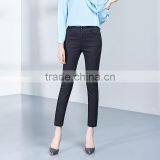 2017 New Summer All-match Nine Point Pencil Pants White Female Korean Tide Casual Trousers Custom thumbnail-5