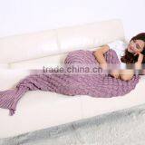 Custom Acrylic Knitting Adult Mermaid Tail Blanket Pattern thumbnail-3