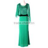 Full Length Chiffon Orange Colored Sexy One Piece Style Evening Dress thumbnail-4
