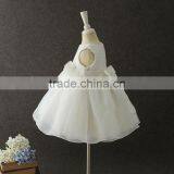New White Girls Lovely Wear Cheap Wholesale Children Frocks Design Girls Flower Party Dresses Fluffy Baby First Communion Dress thumbnail-2