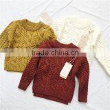 1-6 Years 2017 New Wholesale Autumn O-Neck Knitted Solid Kids Boys Girls Sweaters (pick Size) thumbnail-1