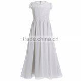 Summer Lace Chiffon Short Sleeved New Model For Girl Dress thumbnail-6