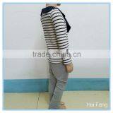 OEM Custom Children Girls Long Sleeve T Shirt, Cotton Bowknot Round Collar T Shirt, Stripe T Shirt thumbnail-4