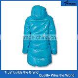 2016 Women Long Fashionable 90% Down 10% Feather Jacket thumbnail-4