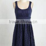 Iced Tea Dress in Blueberry thumbnail-1