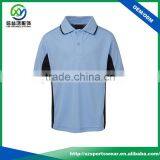 Customized 100% Cotton Fabric Kids Polo Shirts With Contrast Side Panel thumbnail-1