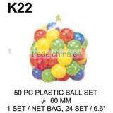 K22 50 PC PLASTIC BALL SET thumbnail-1