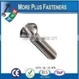 Made in Taiwan Slotted Round Head Machine Screw thumbnail-2