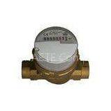 Portable Single Jet Residential Water Meters , Cold Water Flow Meter 110mm Length thumbnail-1