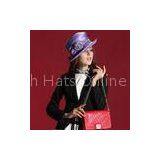 100% Polyester Braid Red Custom Women Church Hats for Party / T Show thumbnail-1