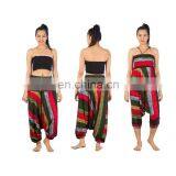 Thick Stripes Harem Yoga Jumpsuit Dance Hammer Summer Trousers Pants thumbnail-2