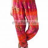 Tie Dye Women's Harem Pants Boho Baggy Genie Yoga Aladdin Trousers Pants thumbnail-5