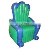 2012 blue&green inflatable throne