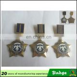 cheap customized 3D Mongolia military metal medals of honor