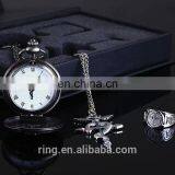 Game Fullmetal Alchemist Classic Pocketwatch Necklace Rings Antique Pocket Watches Quartz Pocket Watch thumbnail-3