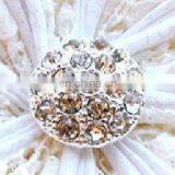 2013 New Rhinestone Hair Flower Embellishment Garment Accessory Button Shoe Clip