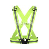 Reflective safety vest strips for construction traffic warehouse
