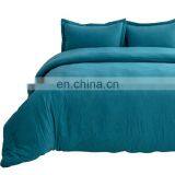 Washed Duvet Cover Set With Zipper Closure Ultra Soft Hypoallergenic Comforter Cover Sets thumbnail-7