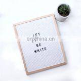 2018 New Arrival Hot Sell Felt Board Letters With Plastics Letters Felt Notice Board for Decoration thumbnail-1