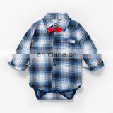 Black and Red Plaid Pattern Full Sleeve Jumpsuit Baby Boy Daily Wear Romper Wholesale thumbnail-5