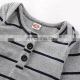 Soft Wear Newborn Baby Sleeping Bag Cotton Stripe Baby Sleep Gown thumbnail-2
